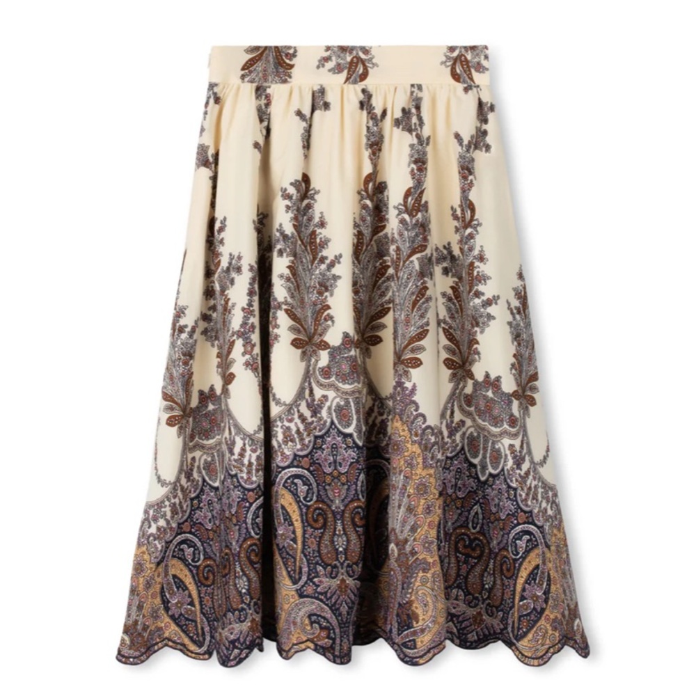 Tustello printed Skirt NWT